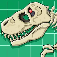 T-Rex Dinosaur Fossils Robot icon