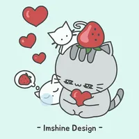 [Imshine] Cute cat and mint icon