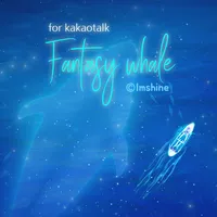 fantasy blue whale theme icon