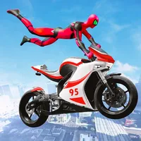 Superhero Bike Stunt Racing 3D icon