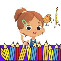 Girls Coloring Book icon