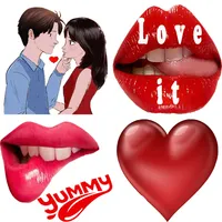 Lips, Kiss and Love Stickers icon