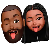 Memoji Black People Stickers - icon