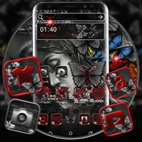 Abstract Girl Launcher Theme icon