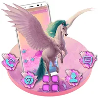 Pink Unicorn Launcher Theme icon