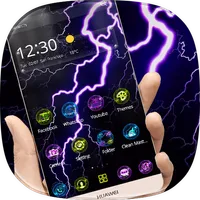 Purple Thunder Tech Theme icon