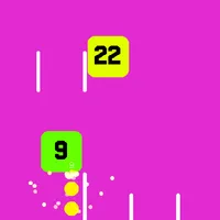 Snake and blocks fight icon