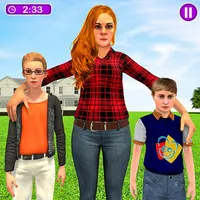 Virtual Family Mom Babysitting icon