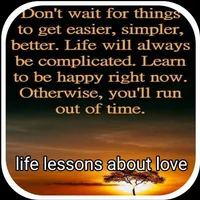 life lessons about love icon