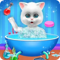 Cute Kitty Cat Pet Care icon