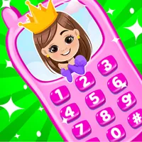 Baby princess phone game icon