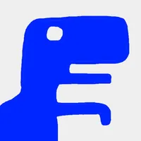 Running dinosaur icon
