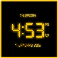 LED Digital Clock LWP icon