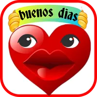 Pegatinas de buenos dias icon