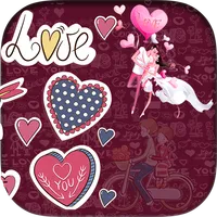 Love Romantic Stickers For Wha icon