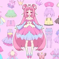 Princess Girl Dress up doll icon