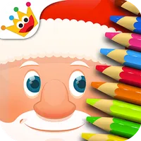 Coloring book Christmas Games icon