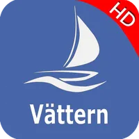 Vättern sjö Sverige GPS Karta icon