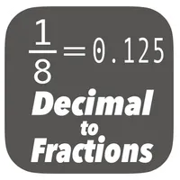 Decimal to Fraction Calculator icon