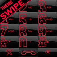 THEME SWIPE DIALER BIG DARK RE icon