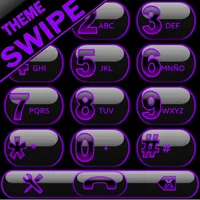 THEME SWIPE DIALER GLOW PURPLE icon