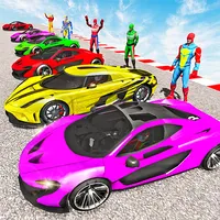 Superhero Car Stunt-Mega Ramp icon