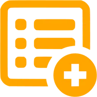 Lists to sort icon