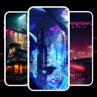 Cyberpunk Aesthetic Wallpaper icon