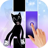 Horror Cartoon cat - Piano til icon