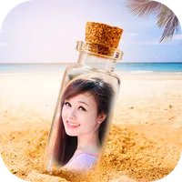 Bottle and Glass Photo Frames icon