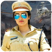 Women Police Uniform Face Swap icon