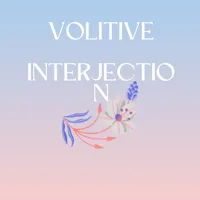 volitive interjection icon