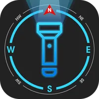 Flashlight Compass with Sounds icon