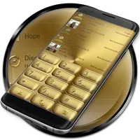 Dialer Theme Solid Gold drupe icon