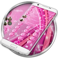 Dialer Theme Sparkling Pink icon