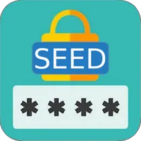 BIP-39 Crypto seed backup icon
