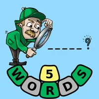 5 letters 5 words icon