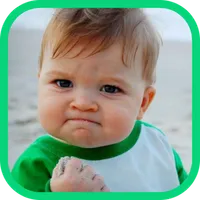 ملصقات واتساب ردات فعل اطفال icon