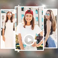 Create video with pics & music icon