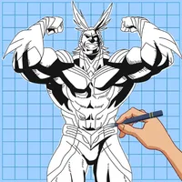 how to draw My hero academia icon