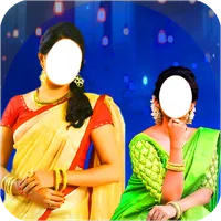 Women Saree Photo Suit  girls icon