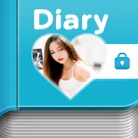 Diary with text, audio, video icon