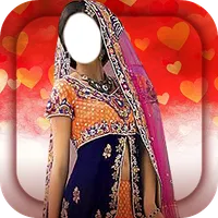 Indian Anarkali Dress Montage icon