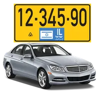 Search vehicle by license num icon