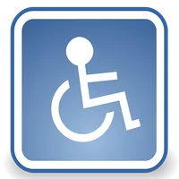 Disabled car badge icon