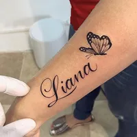 Name & Neck Arm Tattoo Design icon