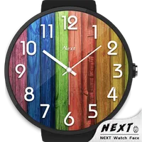 Wood Grain Real Watch Face - N icon