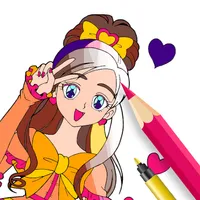 Anime Coloring Book Draw Pages icon