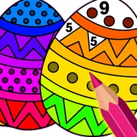 Easter Eggs Color by Number icon