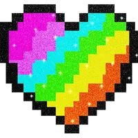 Glitter Pixel Art Color icon